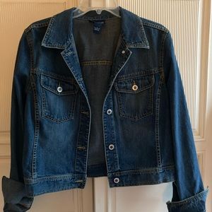 Ann Taylor denim jacket size large
